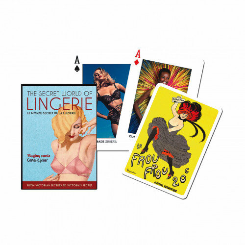 Carti de joc de colectie cu tema "Secret World of Lingerie"